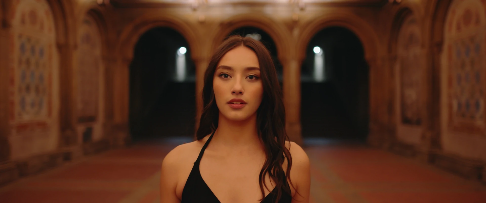 Portrait in the Bethesda Terrace arcade, Central Park
