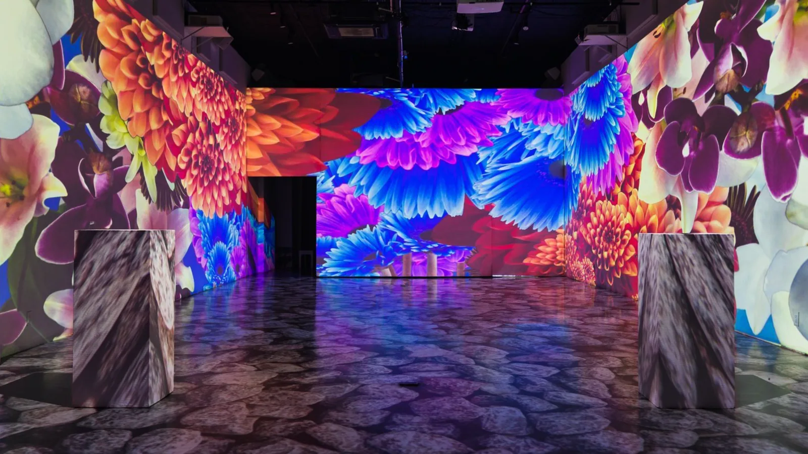 A projector studio in SoHo NYC, Lume Studios